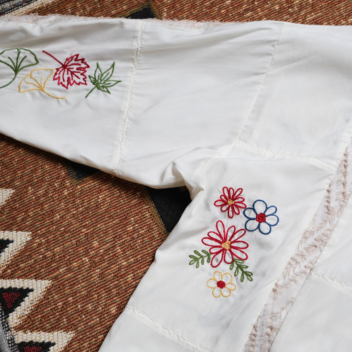 KYOU "DIEGO" Embroidered Patchwork Shirt