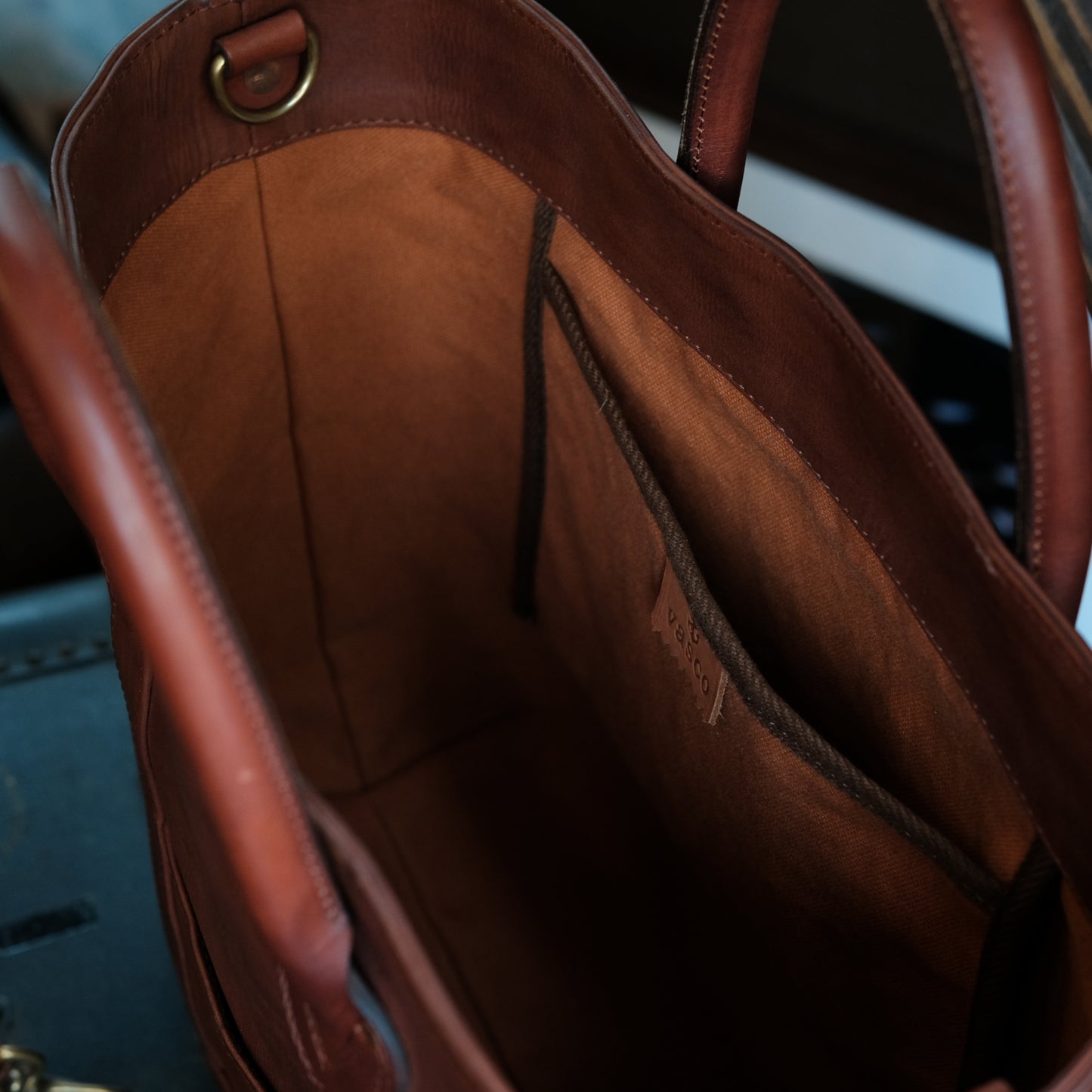VASCO Leather Boat Tote Bag