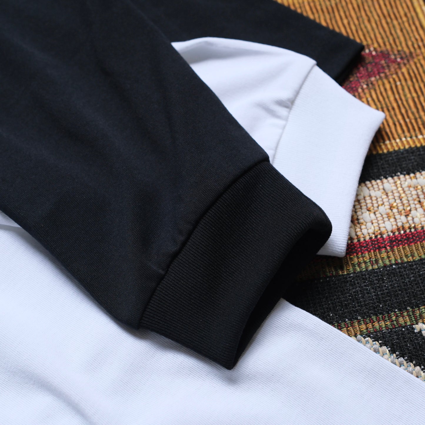 HAND ROOM Polyester Cotton Feel Long Sleeve T-Shirt