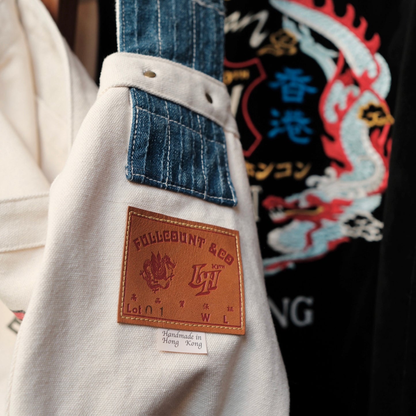 L.H.F.C. Newspaper Bag (FULL COUNT DENIM REMAKE)