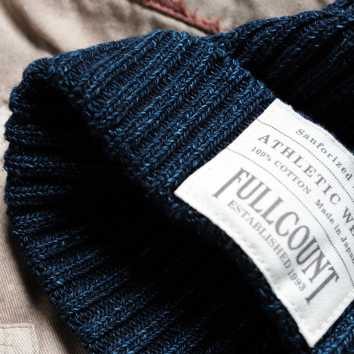 FULL COUNT Ribbed Watch Cap