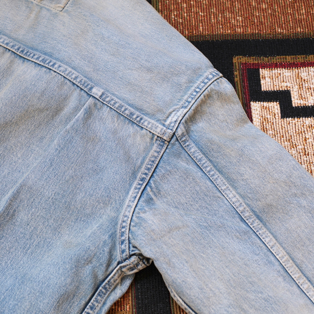 FULL COUNT Classic Pleated Denim Jacket (Hand Wash)