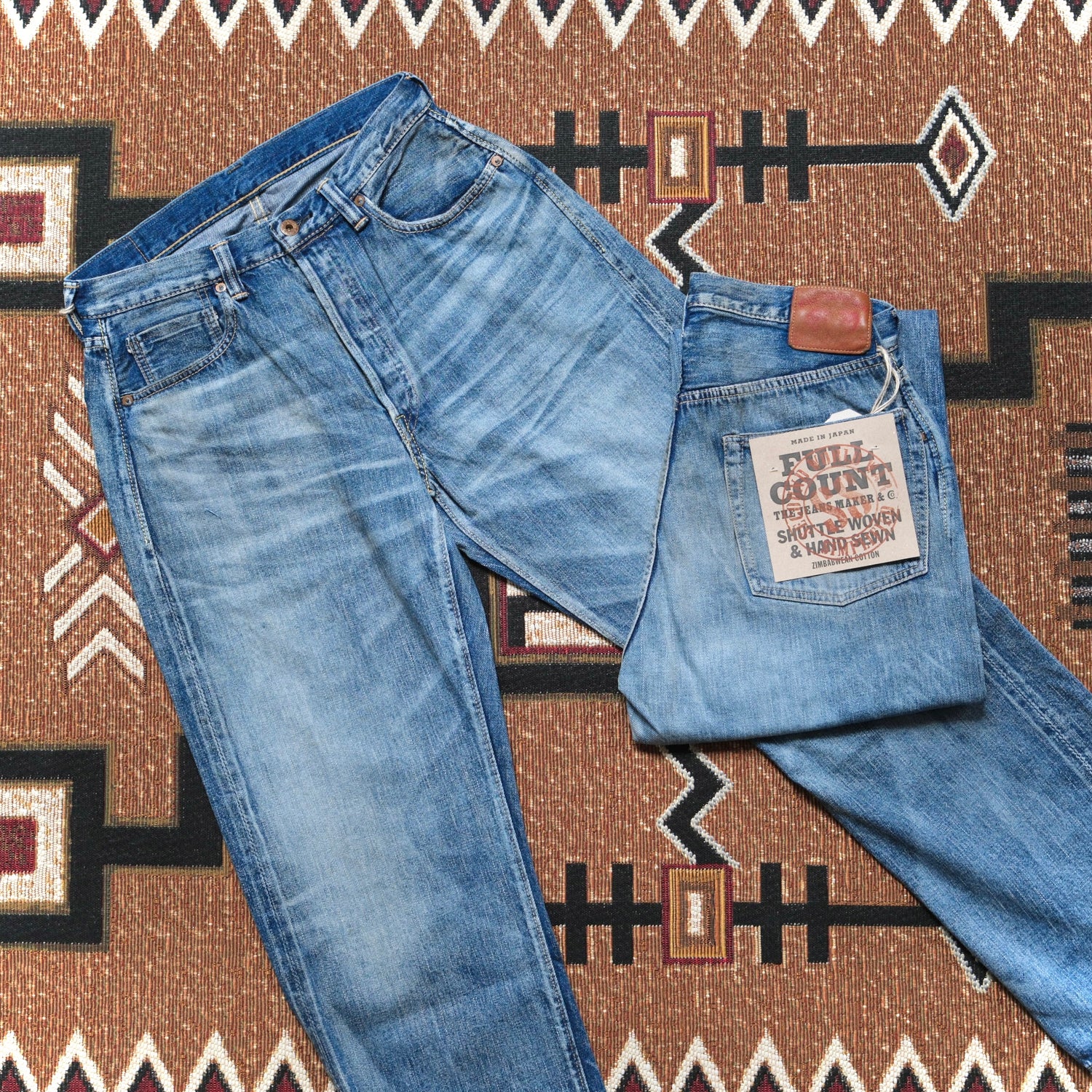 FULL COUNT WWII Model 11.5oz Denim Pants (Master of Reality)
