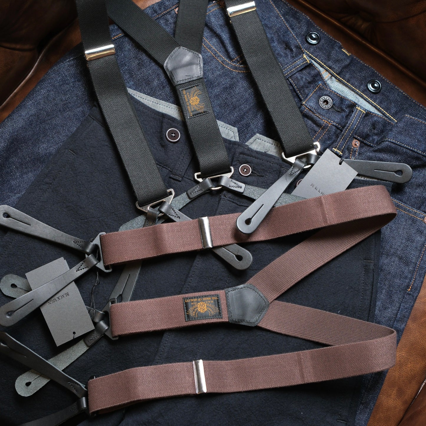 BLACK SIGN Military Suspender