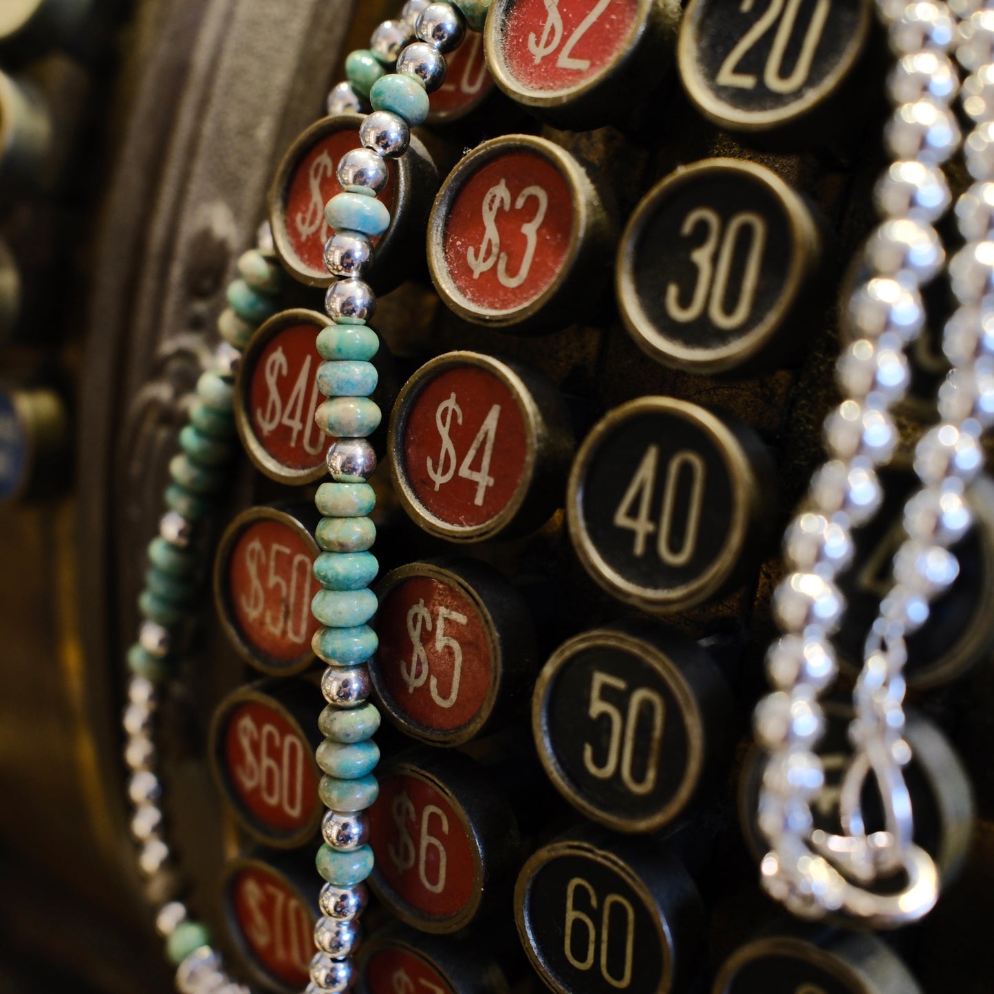 Dear Blossom Turqoise Beads Necklace