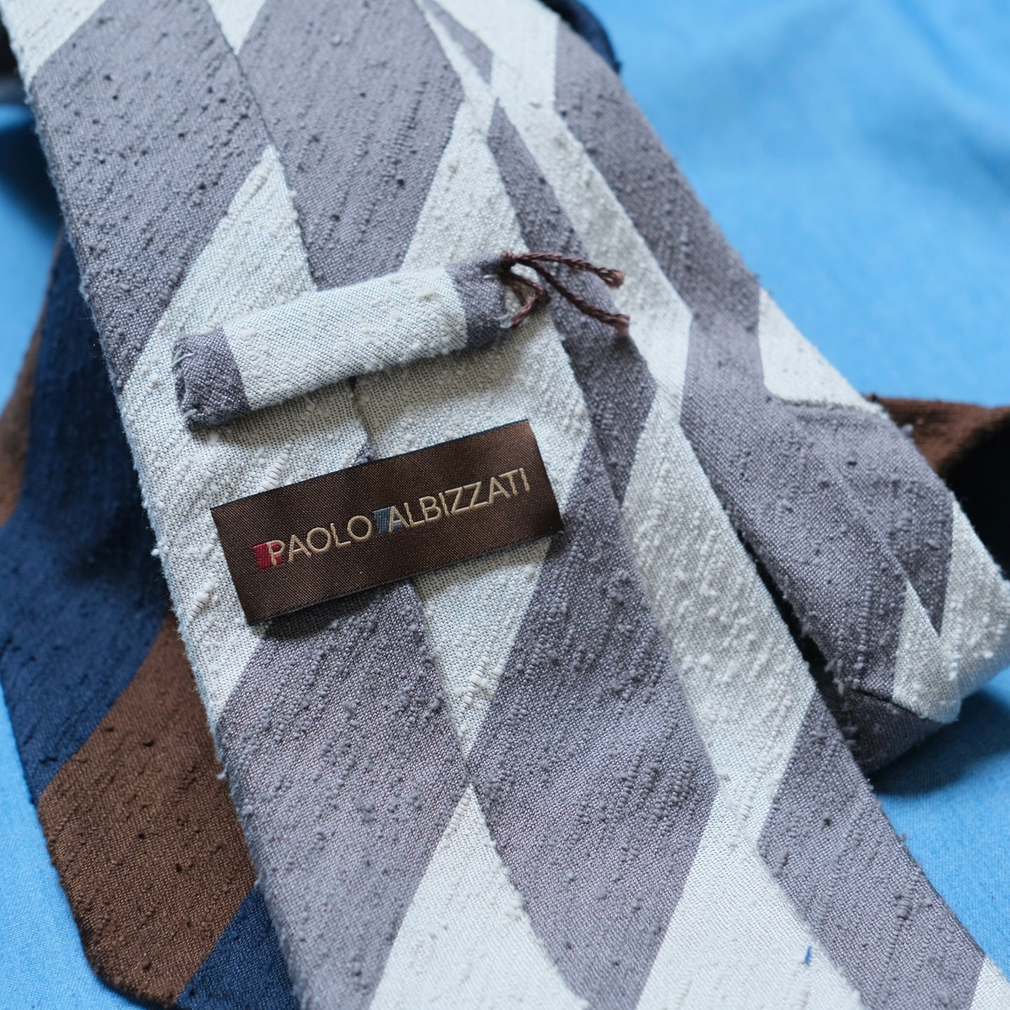 Paolo Albizzati Shantung Silk Tie