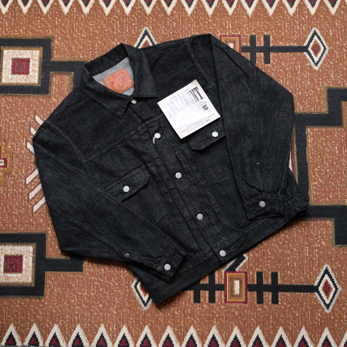 FULL COUNT Type 2 Super Smooth Denim Jacket (2102BKSS)