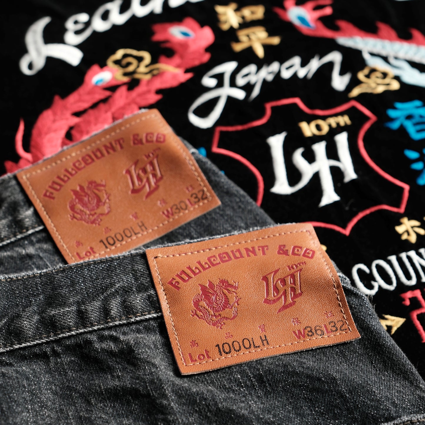 [PRE-ORDER] LEATHER HEALER x FULL COUNT Vintage Washed Distressed Double Knee Selvedge Denim (LH 10th Anniversary Limited Edition)