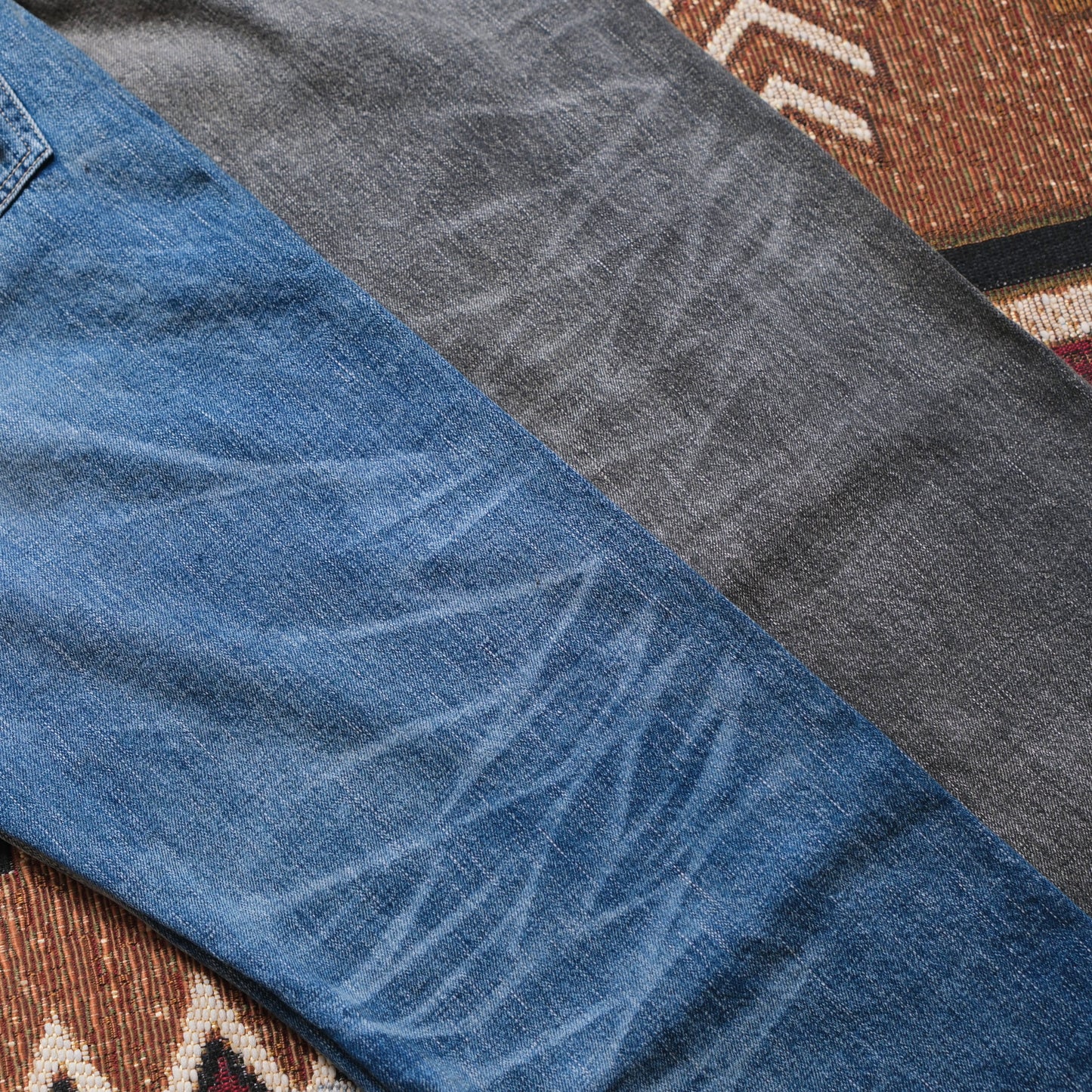 FULL COUNT WWII Model 11.5oz Black Denim Pants (Master of Reality)