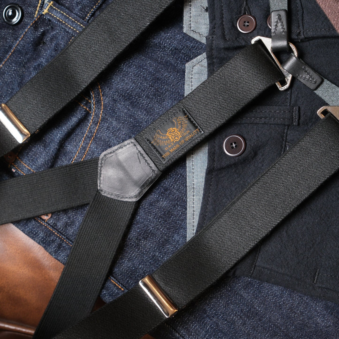 BLACK SIGN Military Suspender