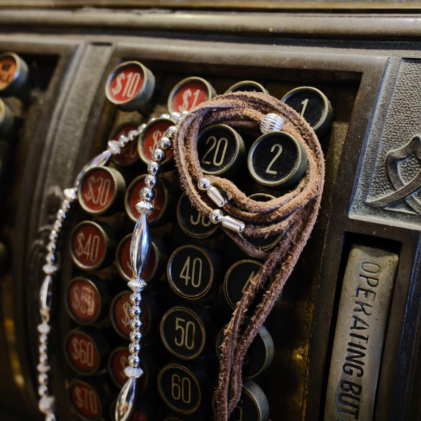 Dear Blossom Silver Beads Necklace