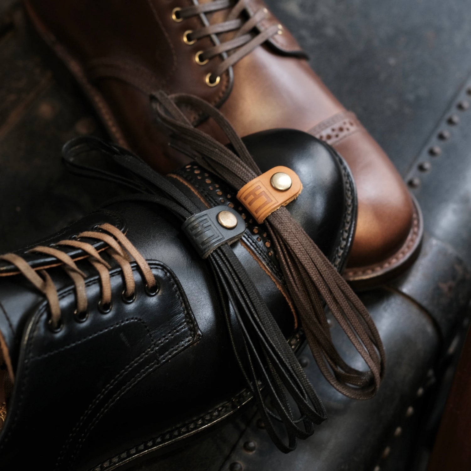 Leather Healer Flat Waxed Shoelace