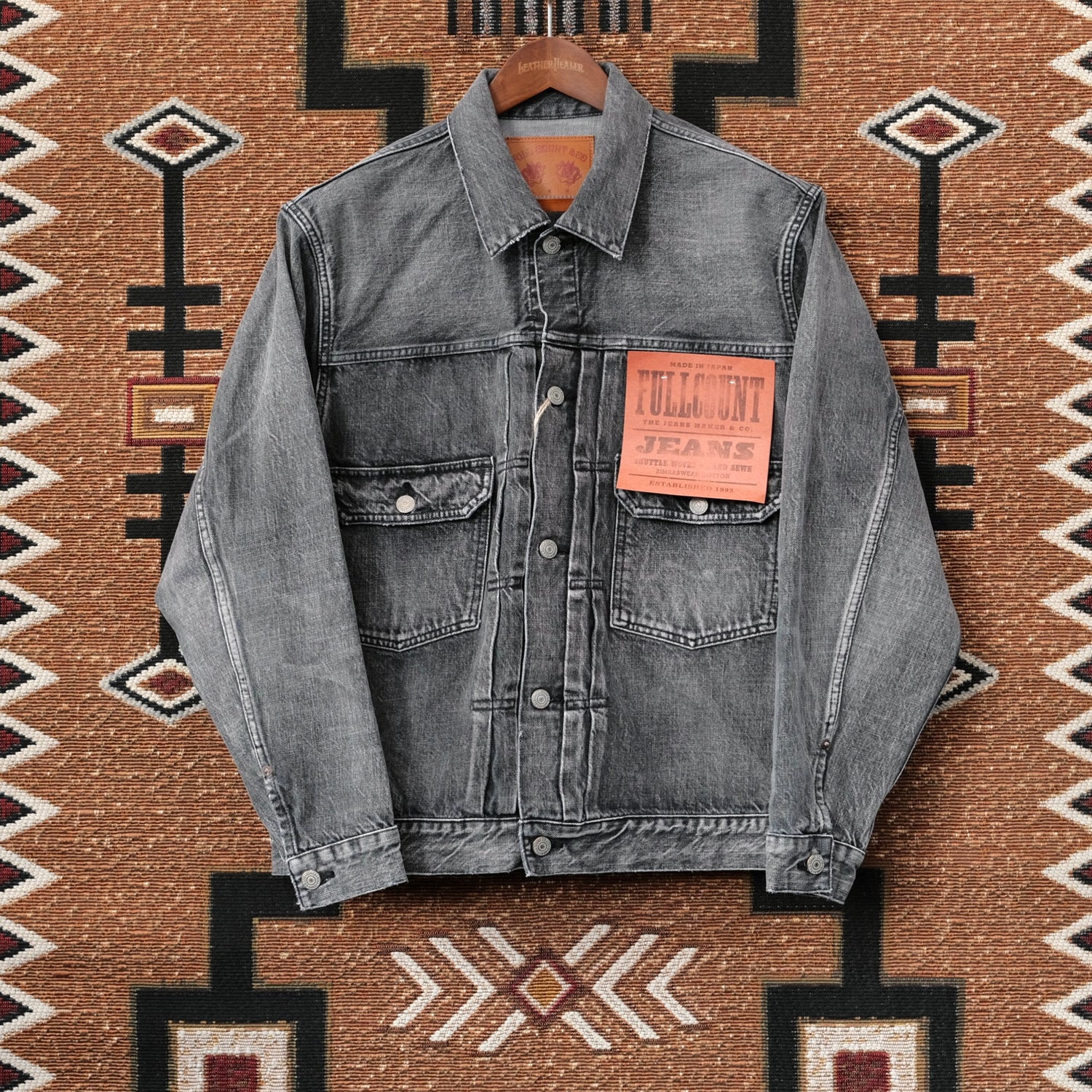 FULL COUNT Type 2 Denim Jacket (2102BKHW)