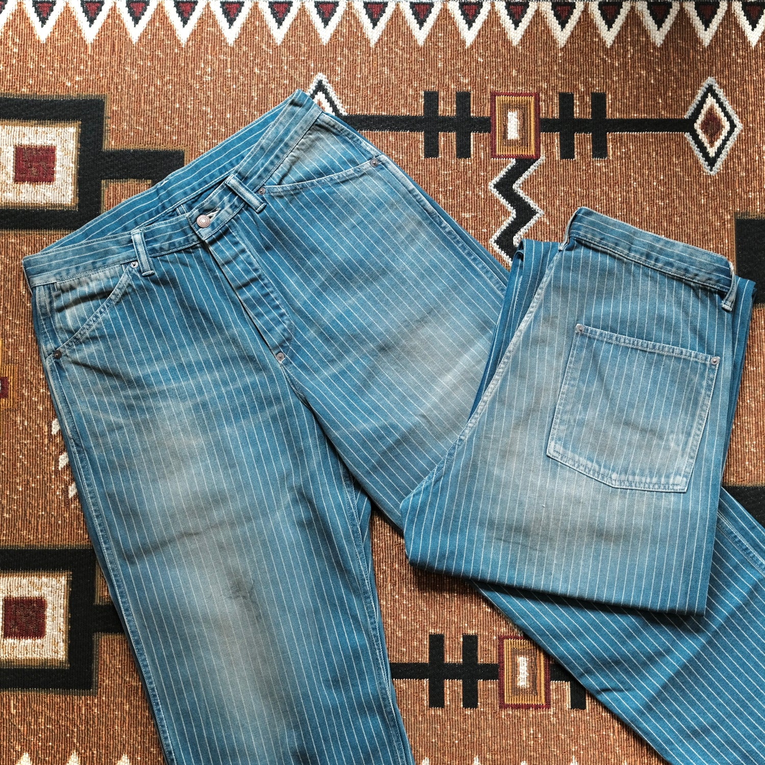 FULL COUNT Indigo Wabash Work Pants HW