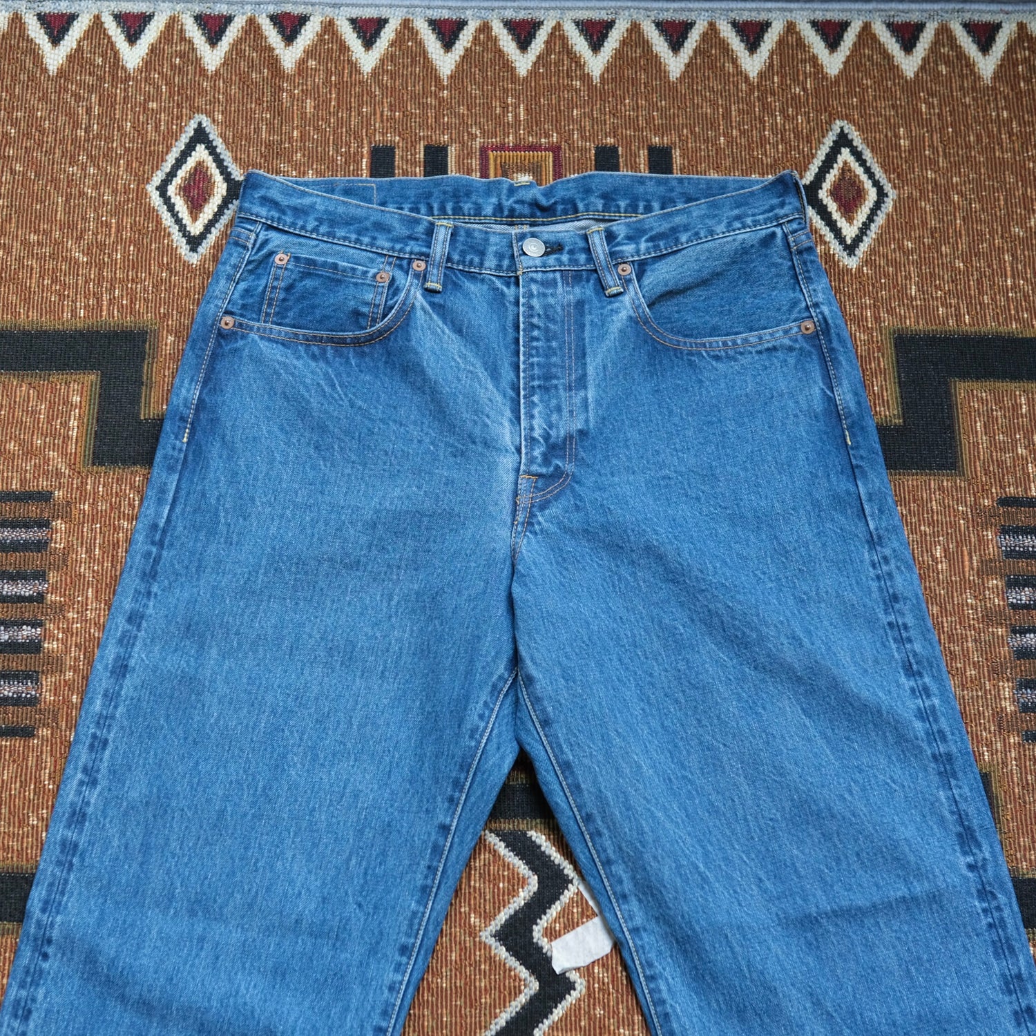 HAND ROOM Wide Fit 5 Pockets Jeans (Bio Fade)