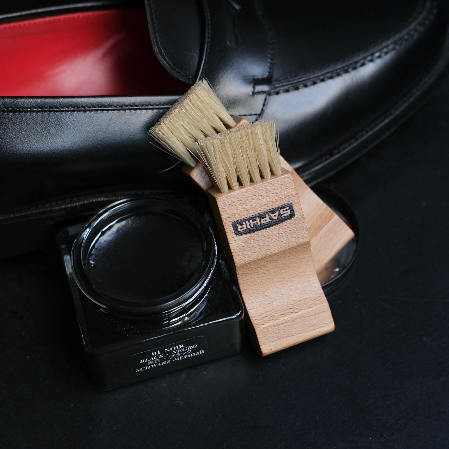 Saphir Pommadier Horsehair Brush