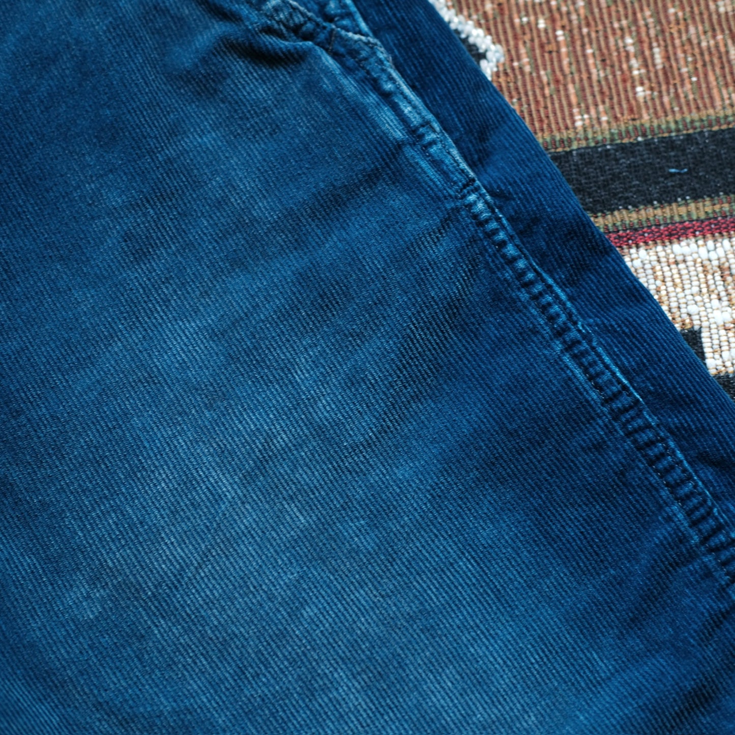 FULL COUNT M43 Indigo Corduroy Trousers