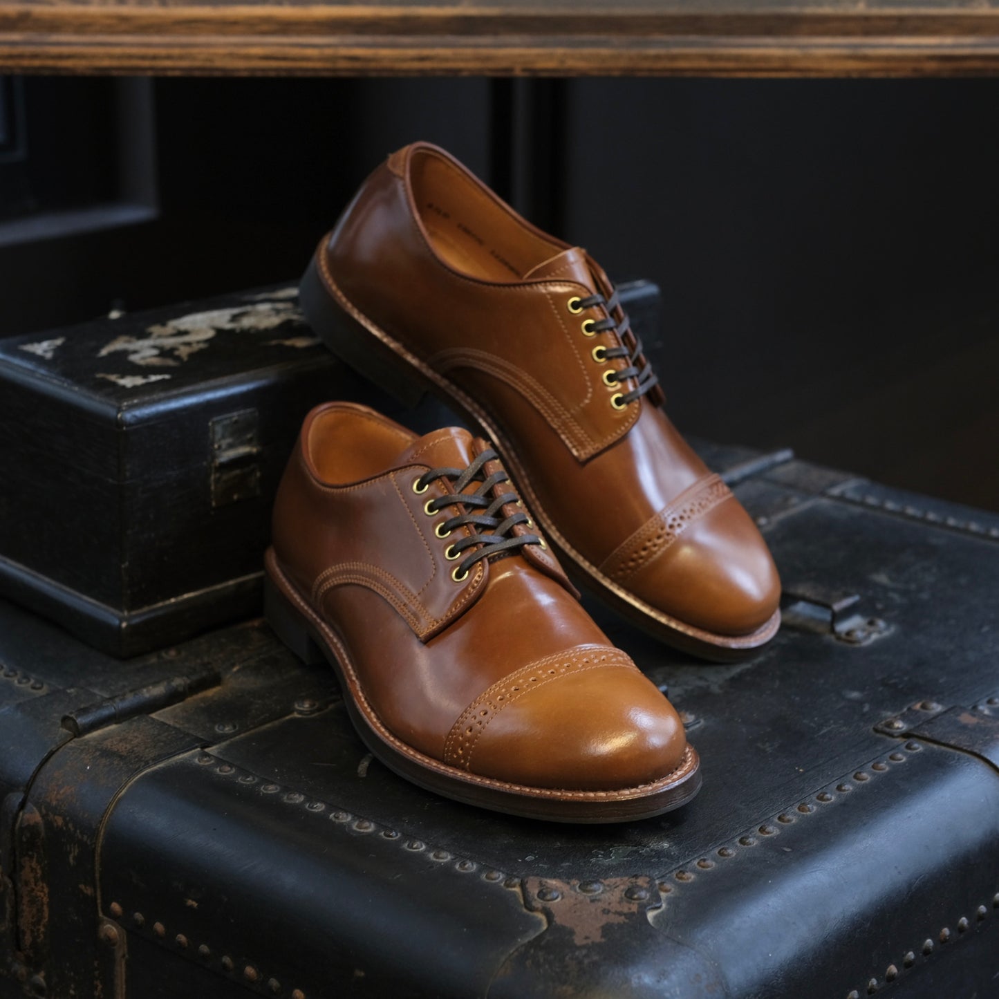 WHEEL ROBE Shell Cordovan Military Shoe