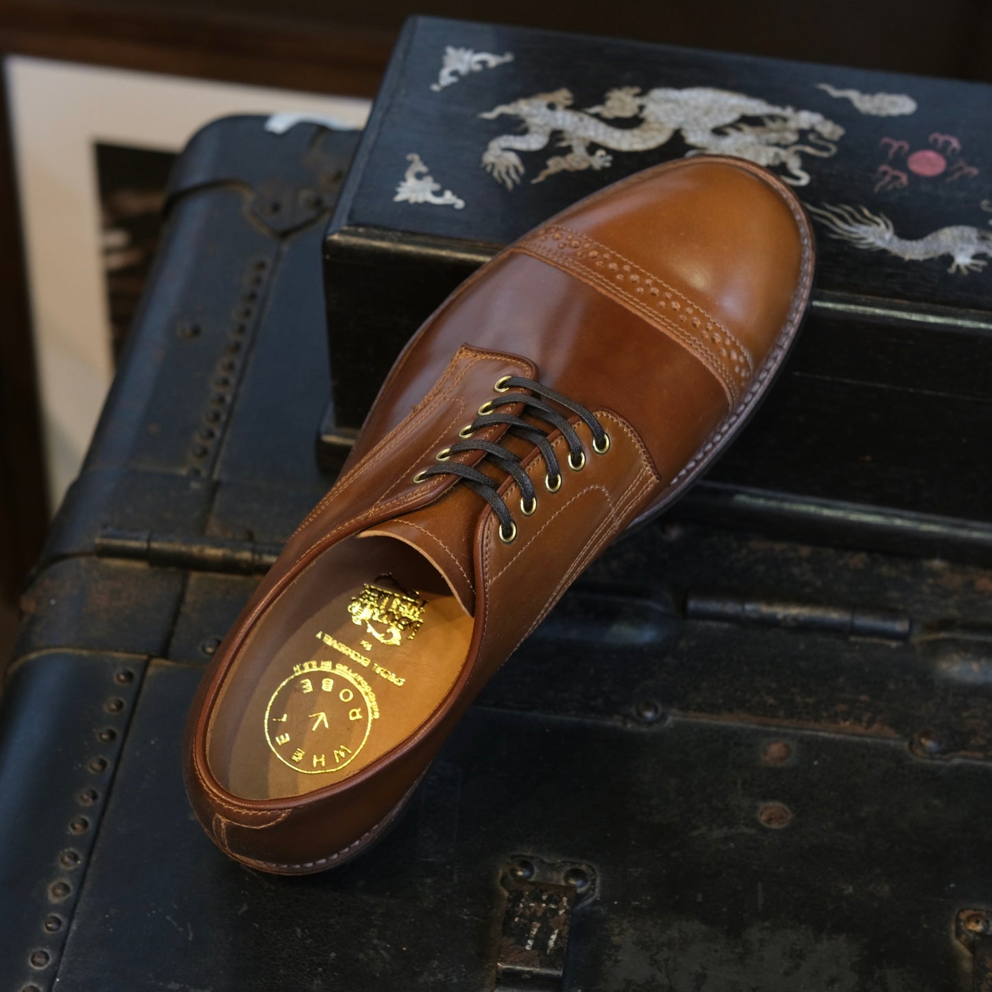 WHEEL ROBE Shell Cordovan Military Shoe