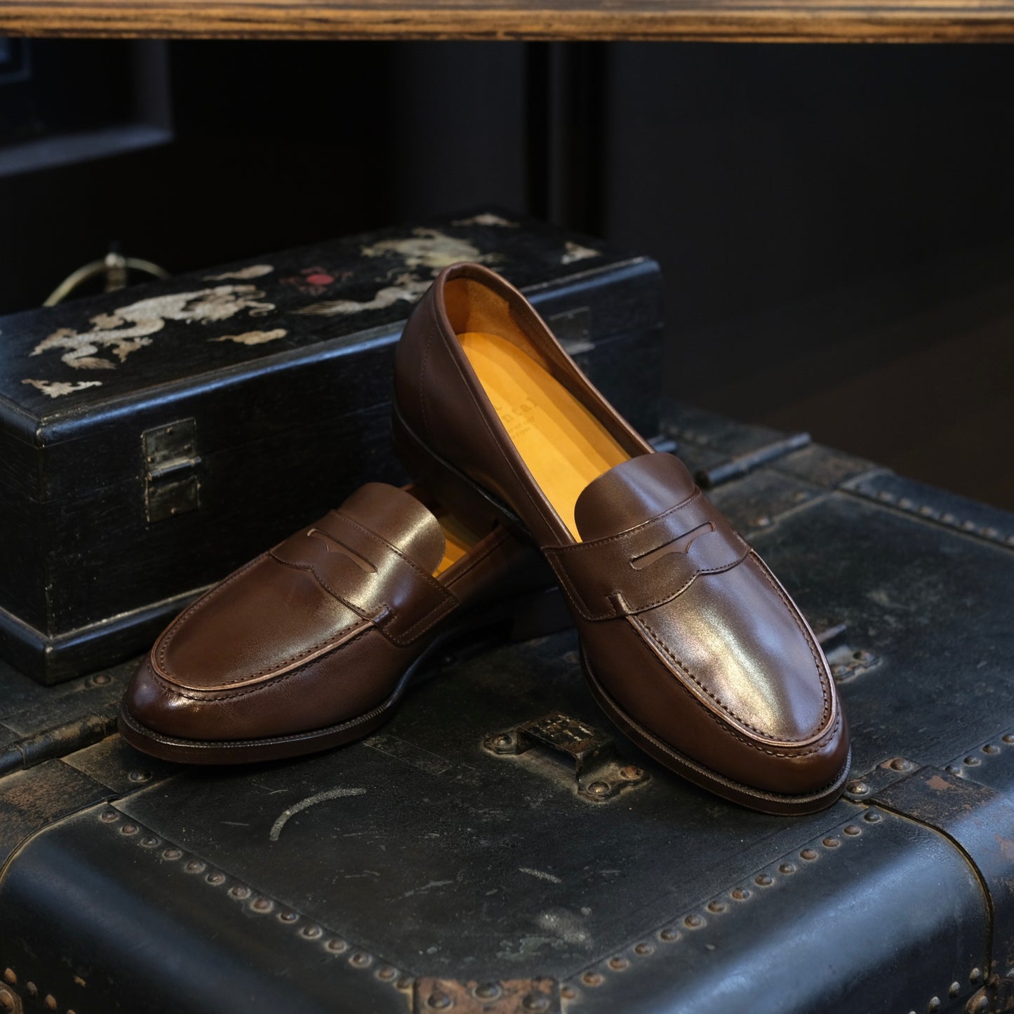 Oriental Shoemaker Unlined Albers Penny Loafer