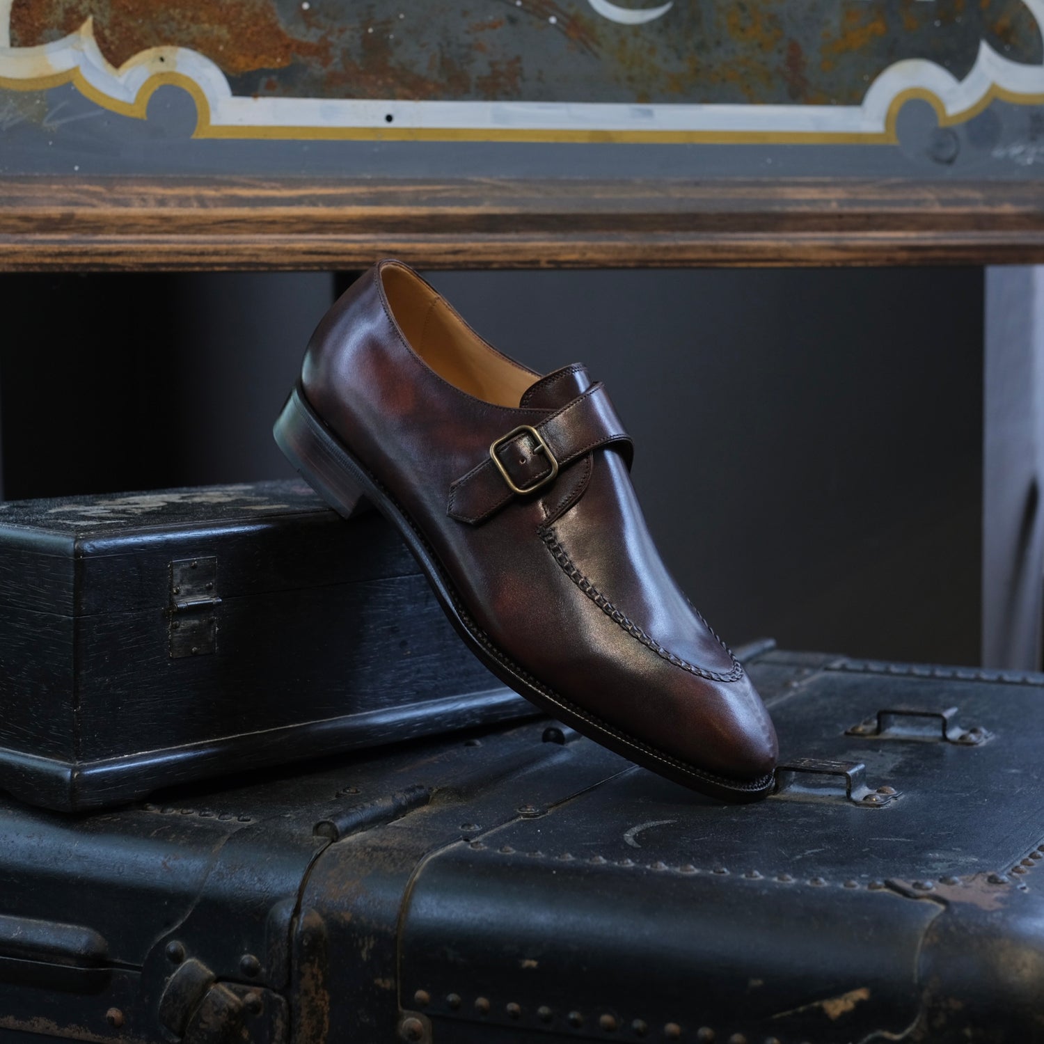 TLB Mallorca Artista Split Toe Single Monk Strap (Goya)