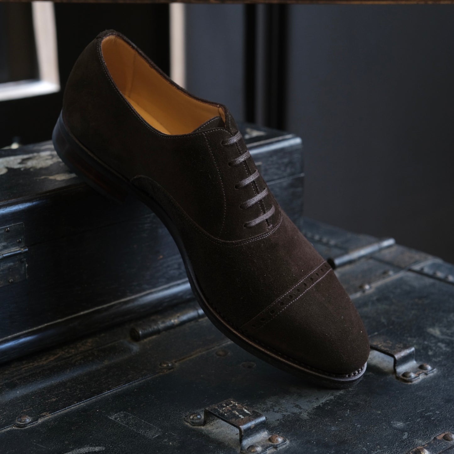 TLB Mallorca Artista Suede Punched Cap Toe Oxford (Goya)