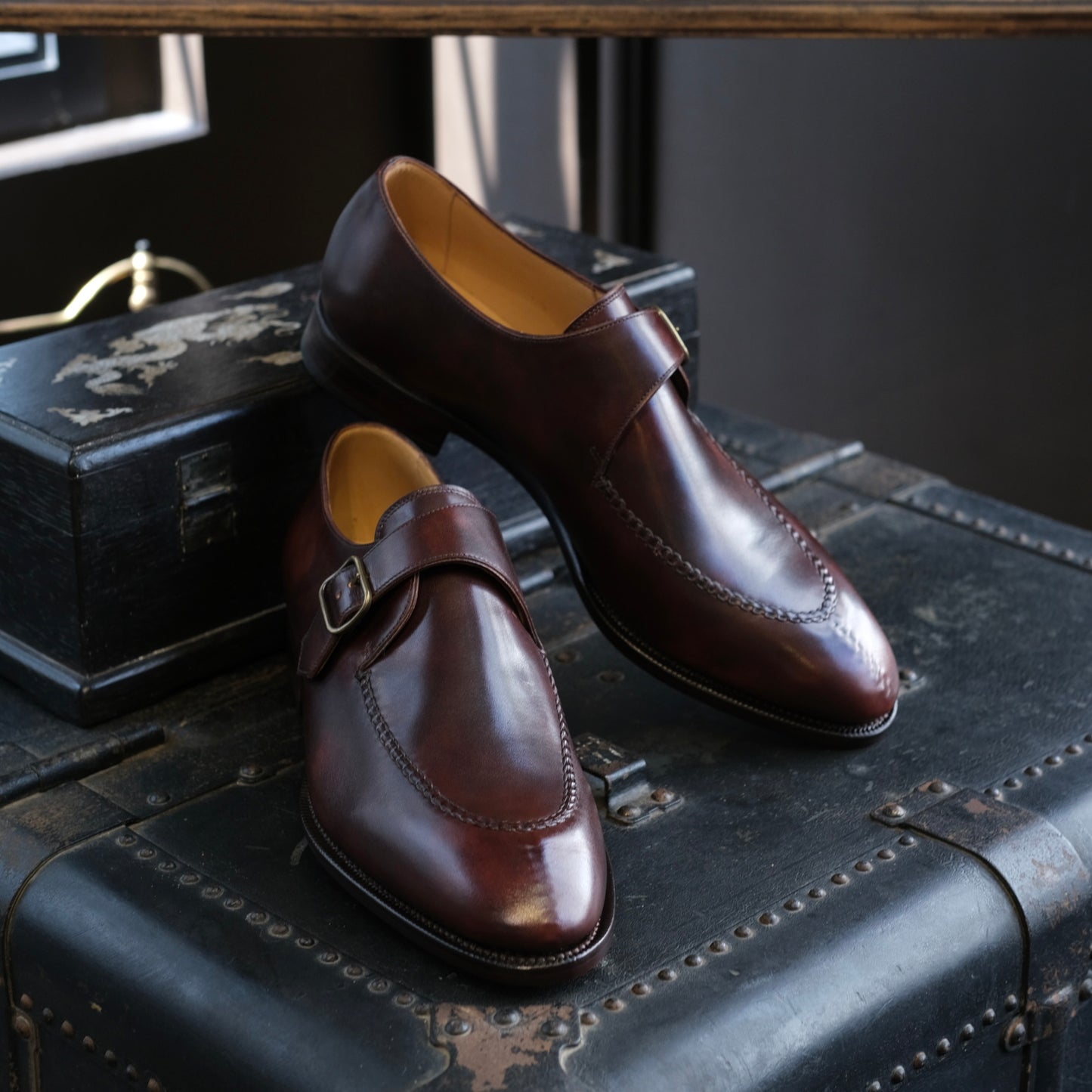 TLB Mallorca Artista Split Toe Single Monk Strap (Goya)