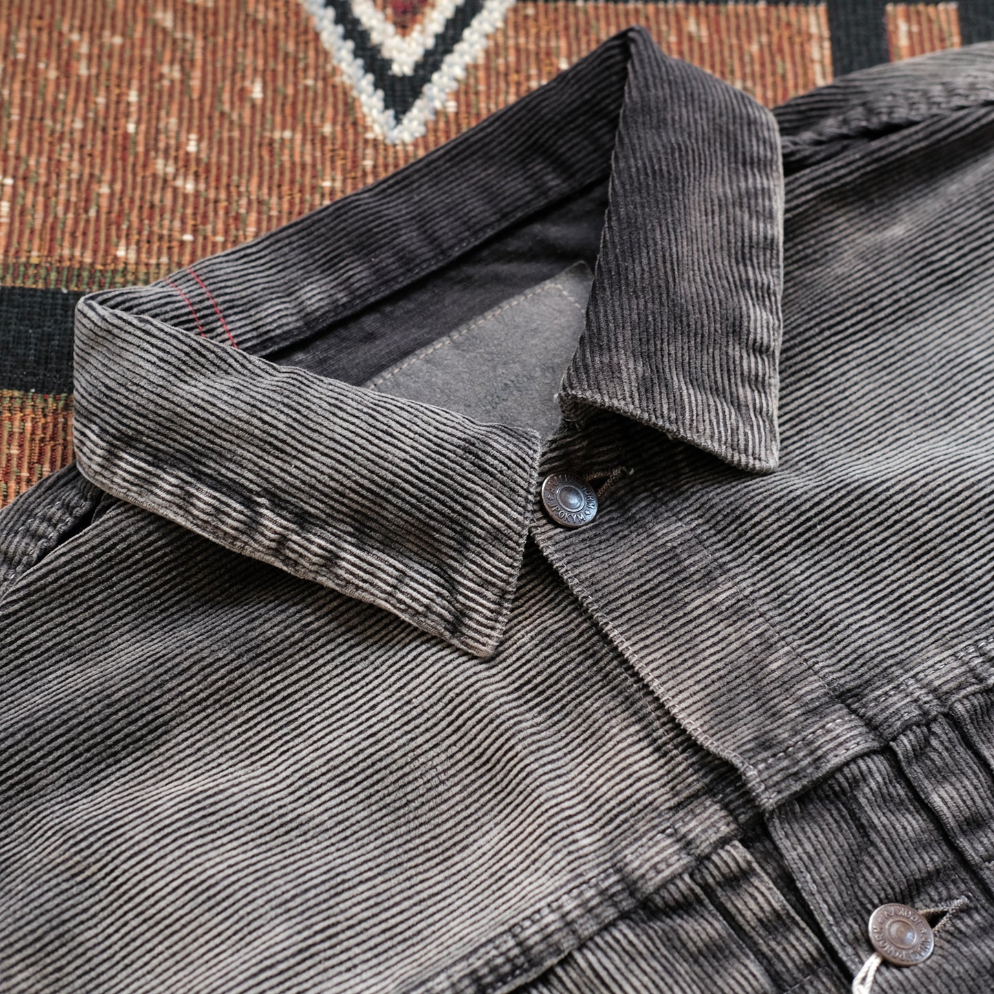 ANACHRONORM Sulfur Dyed Corduroy Front Tuck Jacket