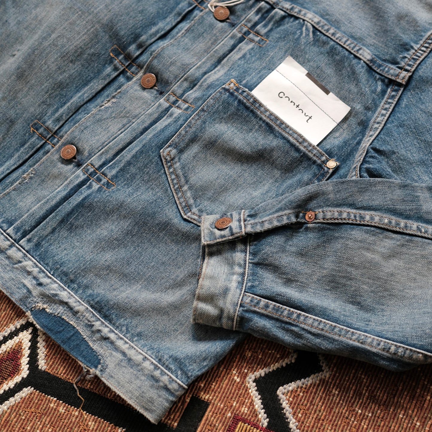 ANACHRONORM Front Tuck Denim Jacket (Remake)