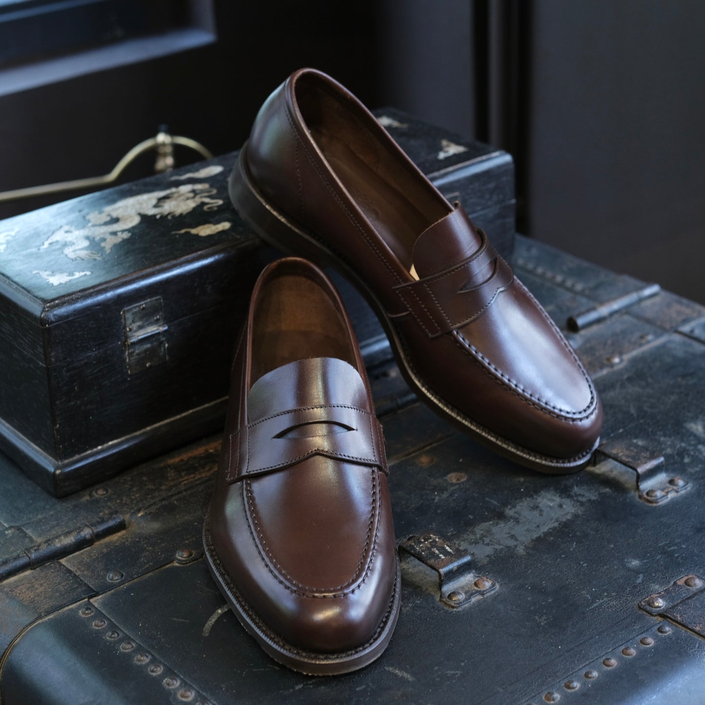 Berwick1707 Calf Unlined Penny Loafer