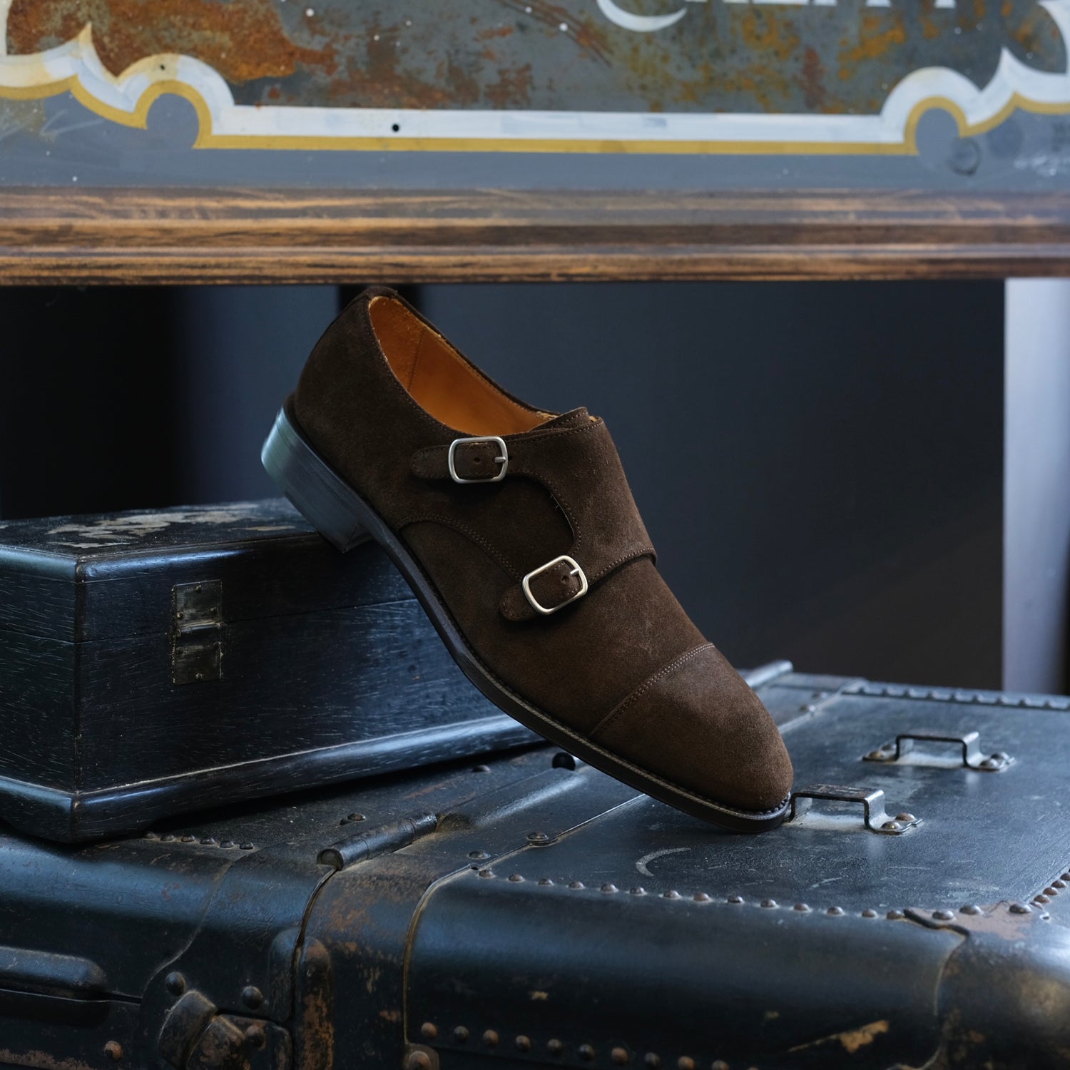 Berwick1707 Double Monk Strap (Chiseled Toe)