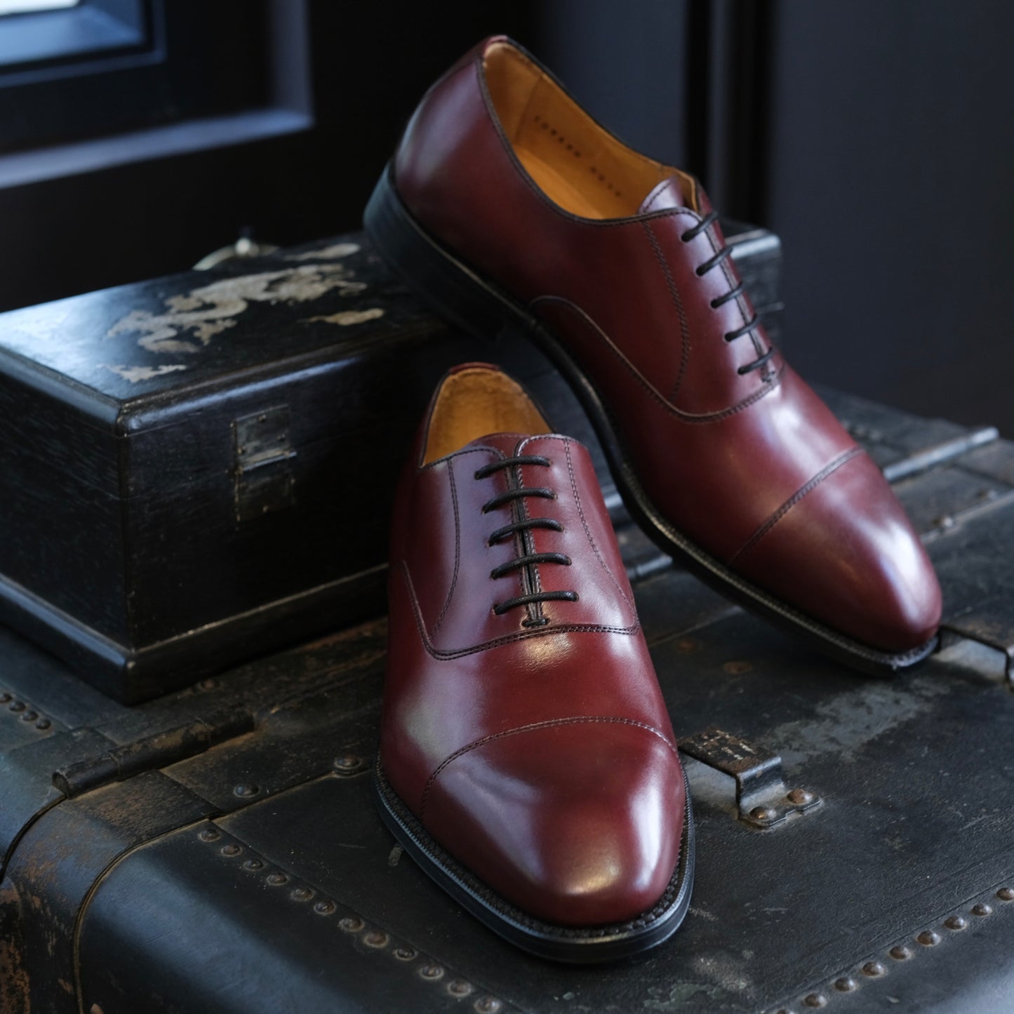 Berwick1707 Cap Toe Oxford (Chiseled Toe)