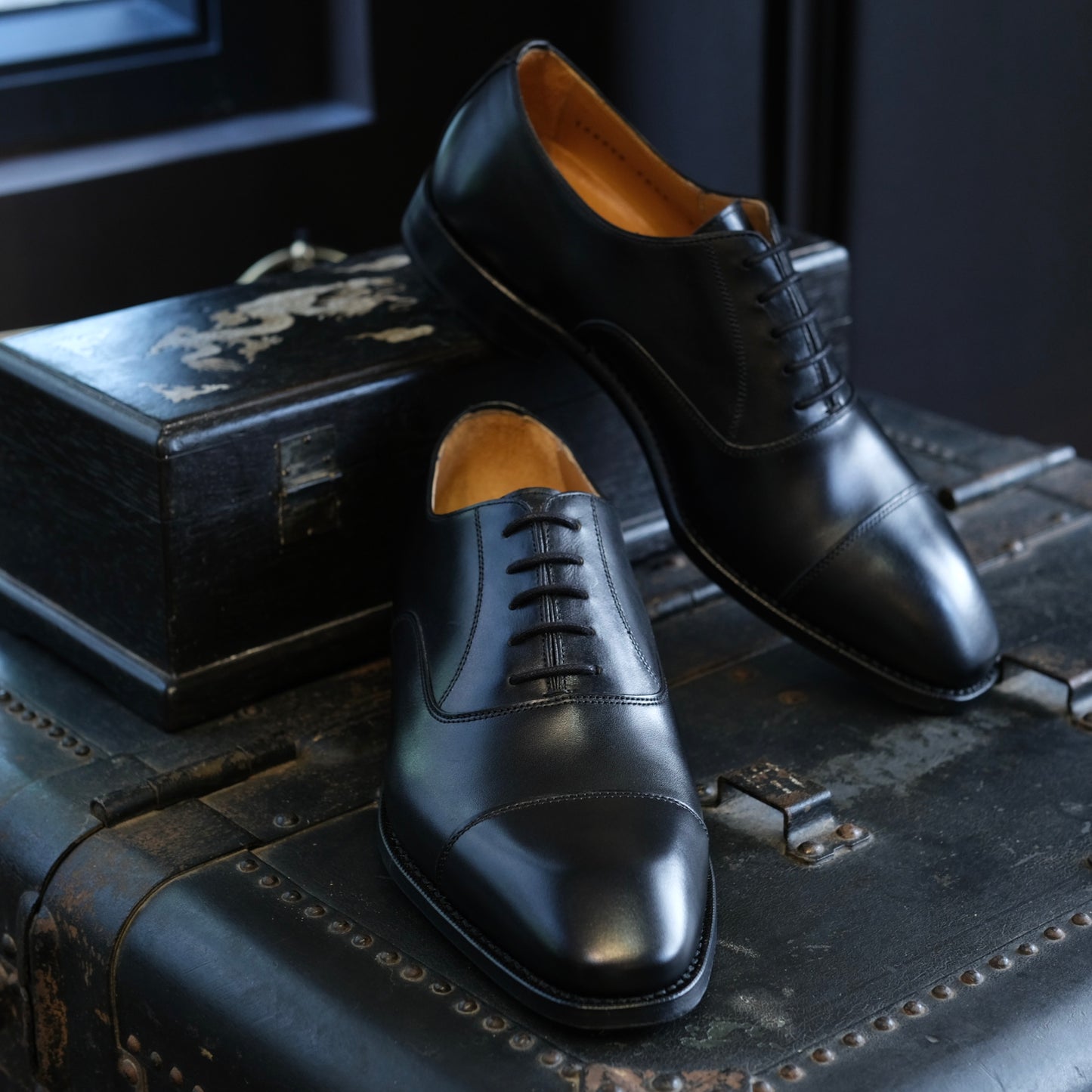 Berwick1707 Cap Toe Oxford (Chiseled Toe)