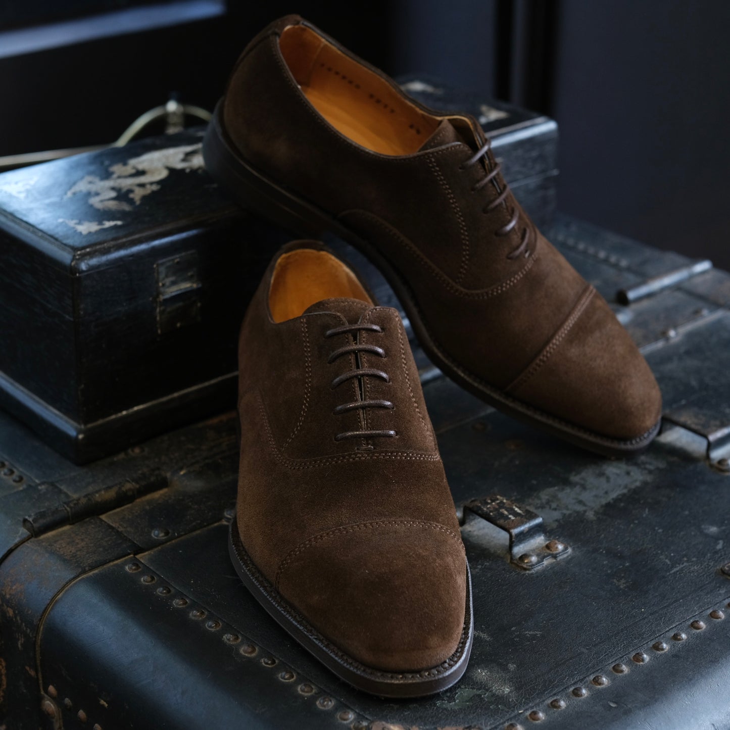 Berwick1707 Cap Toe Oxford (Chiseled Toe)