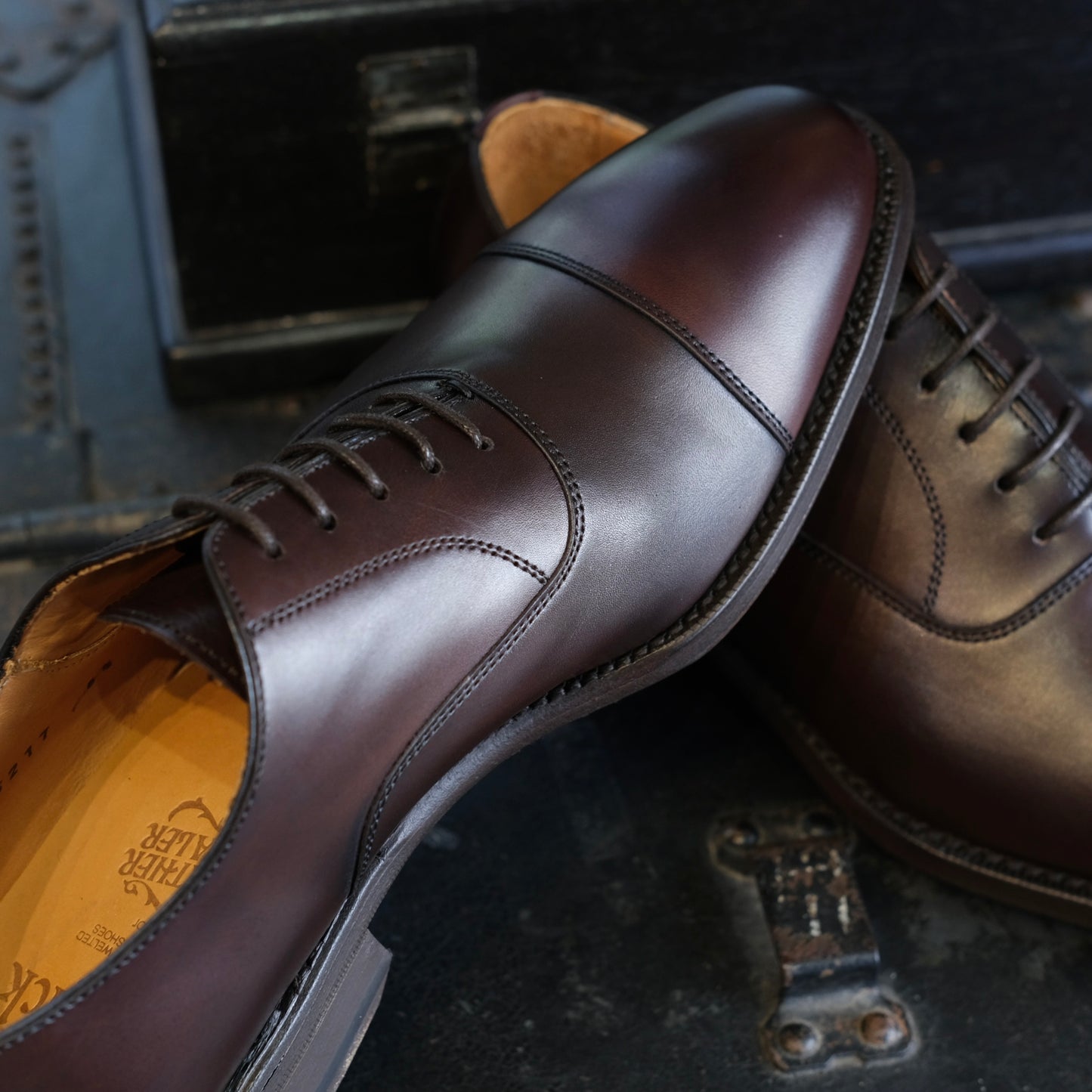 Berwick1707 Cap Toe Oxford (Chiseled Toe)