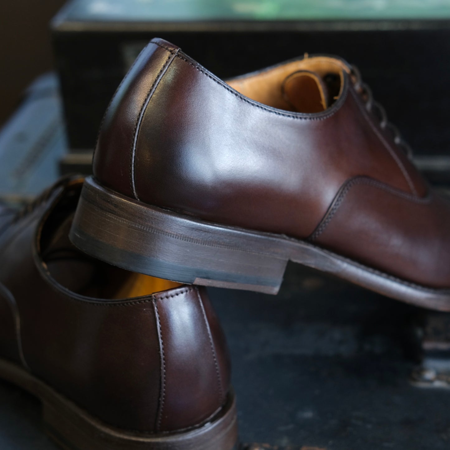 Berwick1707 Cap Toe Oxford (Chiseled Toe)