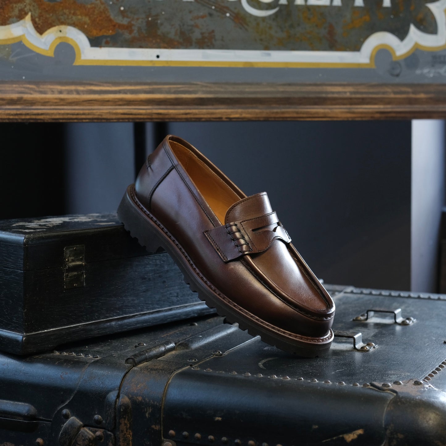 Berwick1707 Penny Loafer (Rubber Soles)