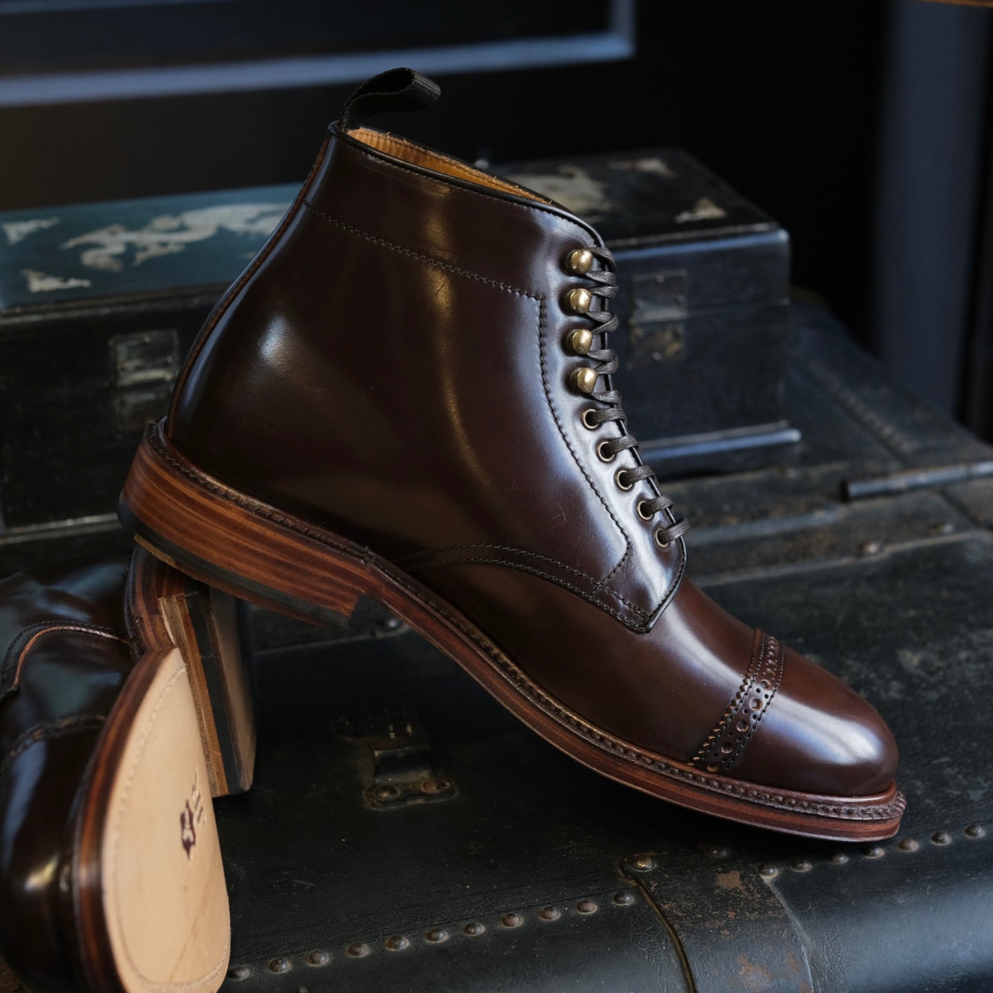 Berwick1707 Shell Cordovan Jumper Boot