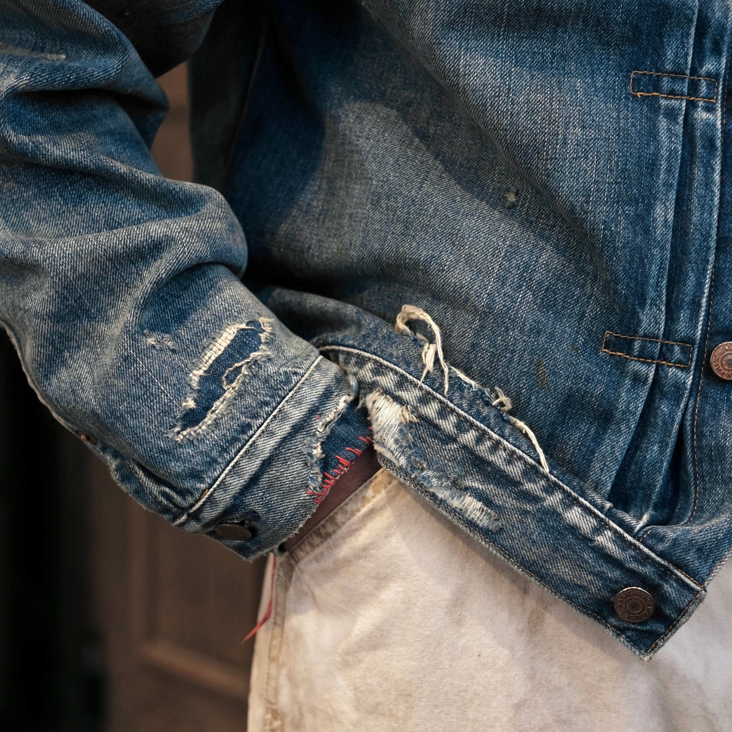 ANACHRONORM Front Tuck Denim Jacket (Remake)