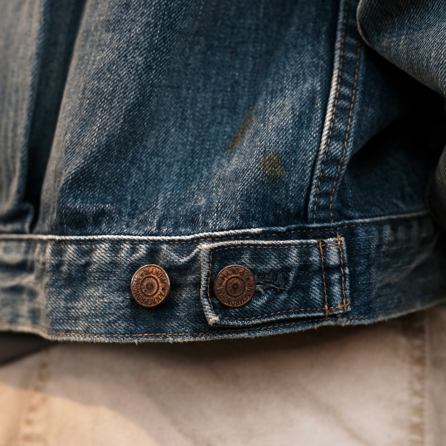 ANACHRONORM Front Tuck Denim Jacket (Remake)