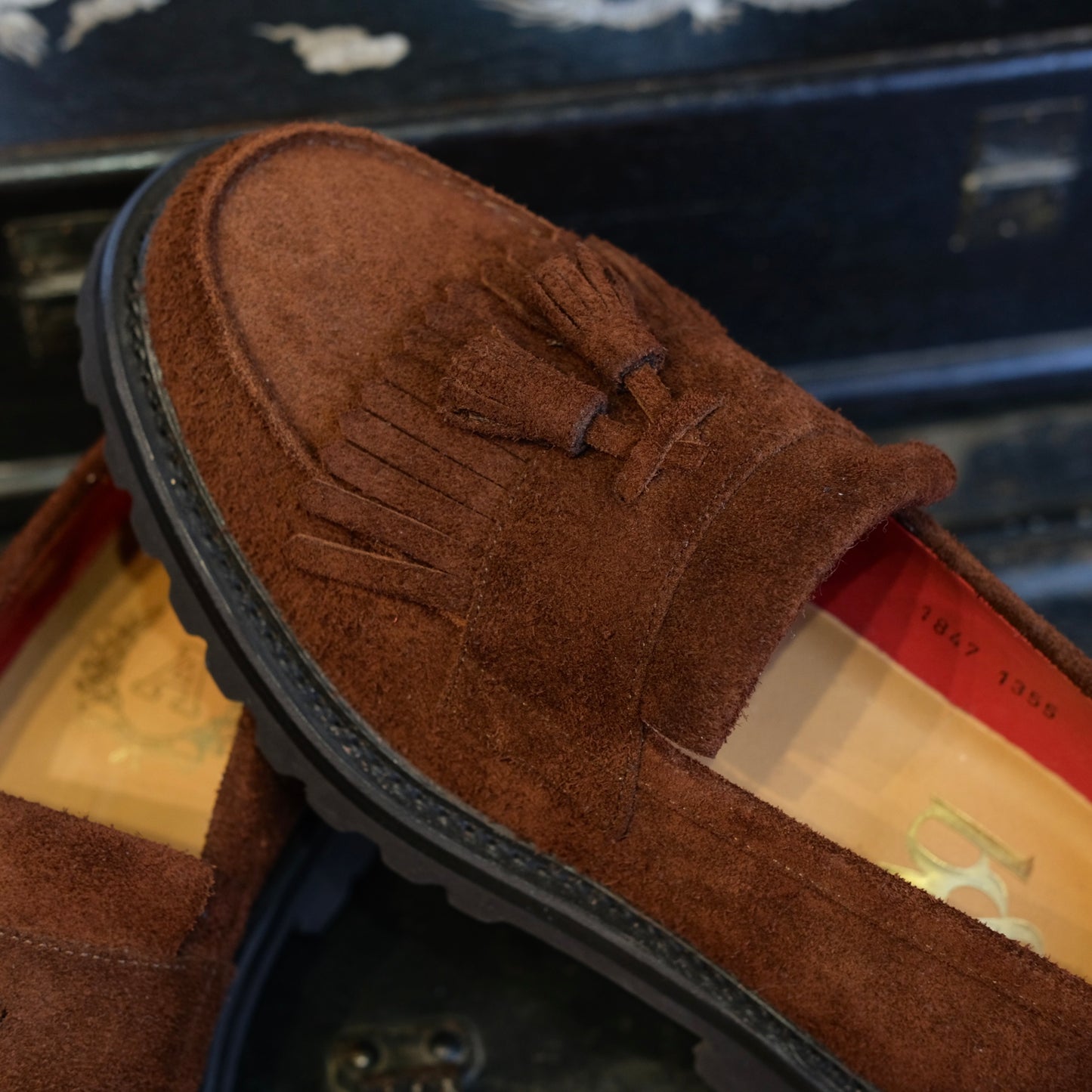 Blackstock & Weber Kiltie Loafer (Chestnut)