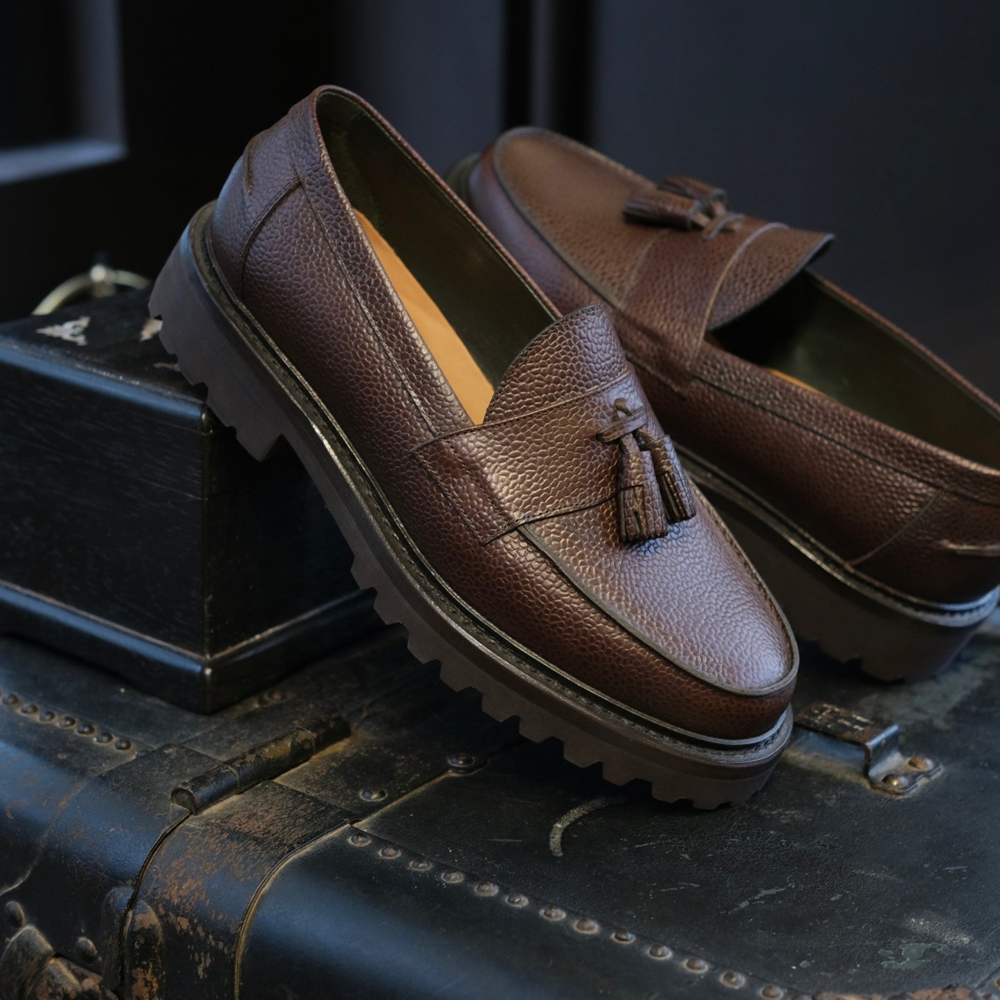 Blackstock & Weber Clasico Tassel Loafer Vibram 1757 (Chocolate)