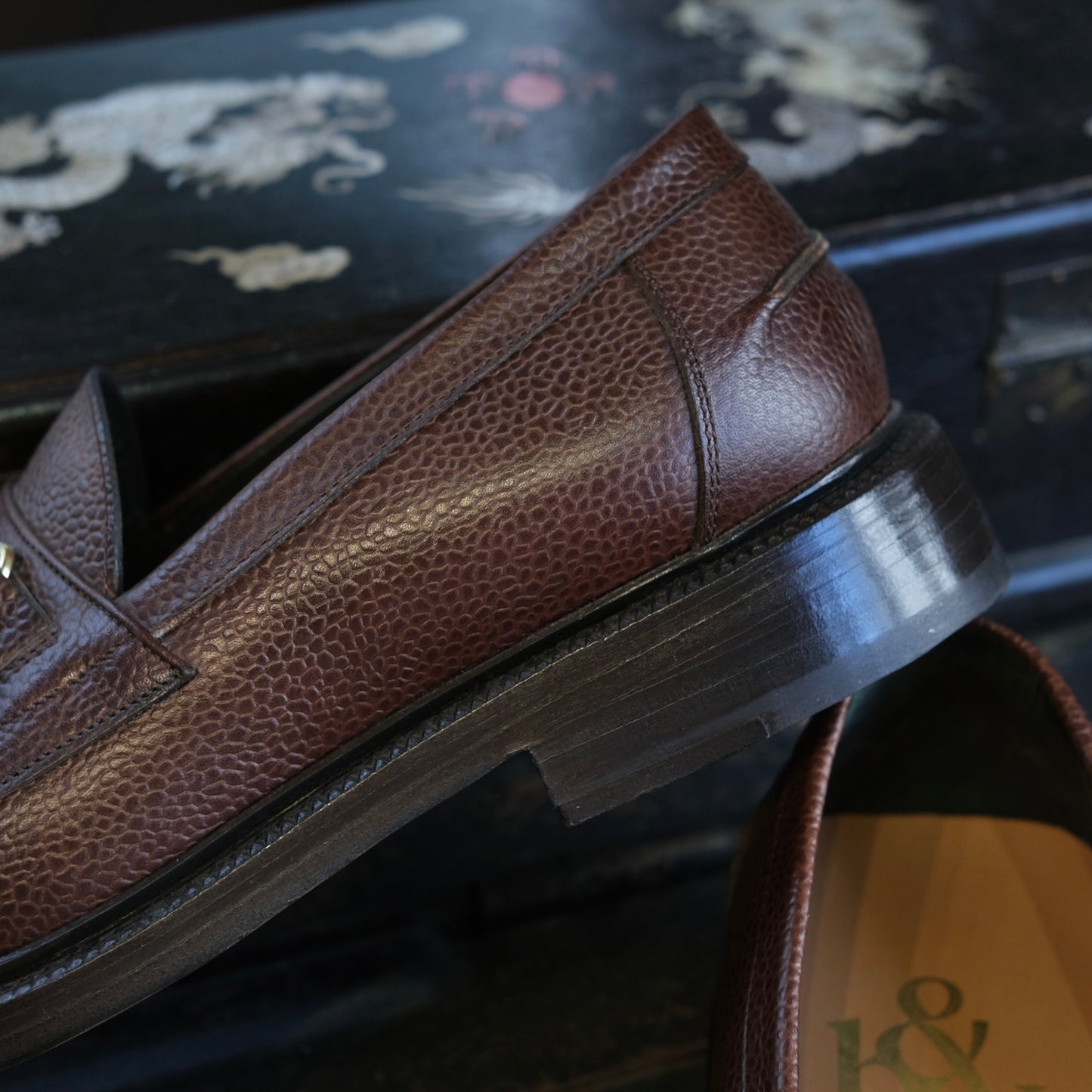 Blackstock & Weber Mason Horsebit Loafer (Chocolate Pebble)