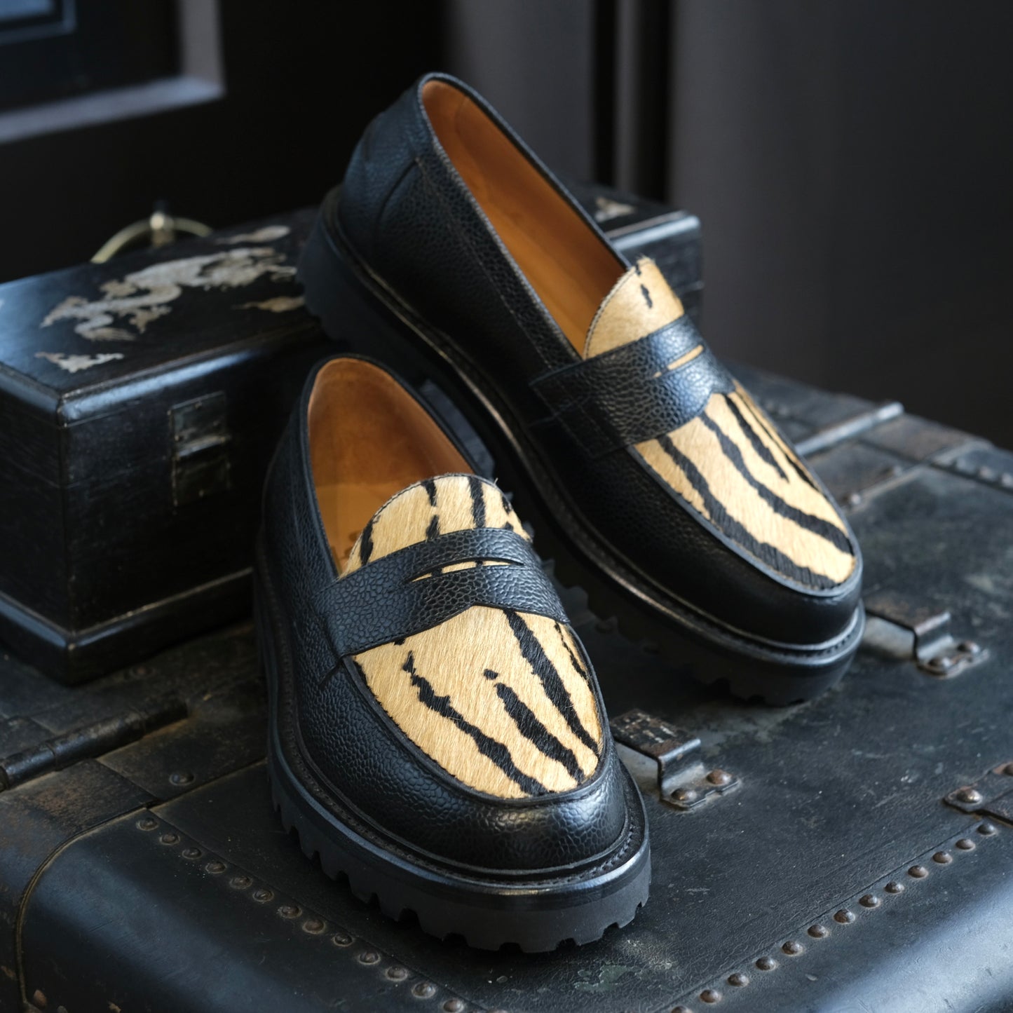 Blackstock & Weber Ellis Penny Loafer Vibram 1757 (Tiger)