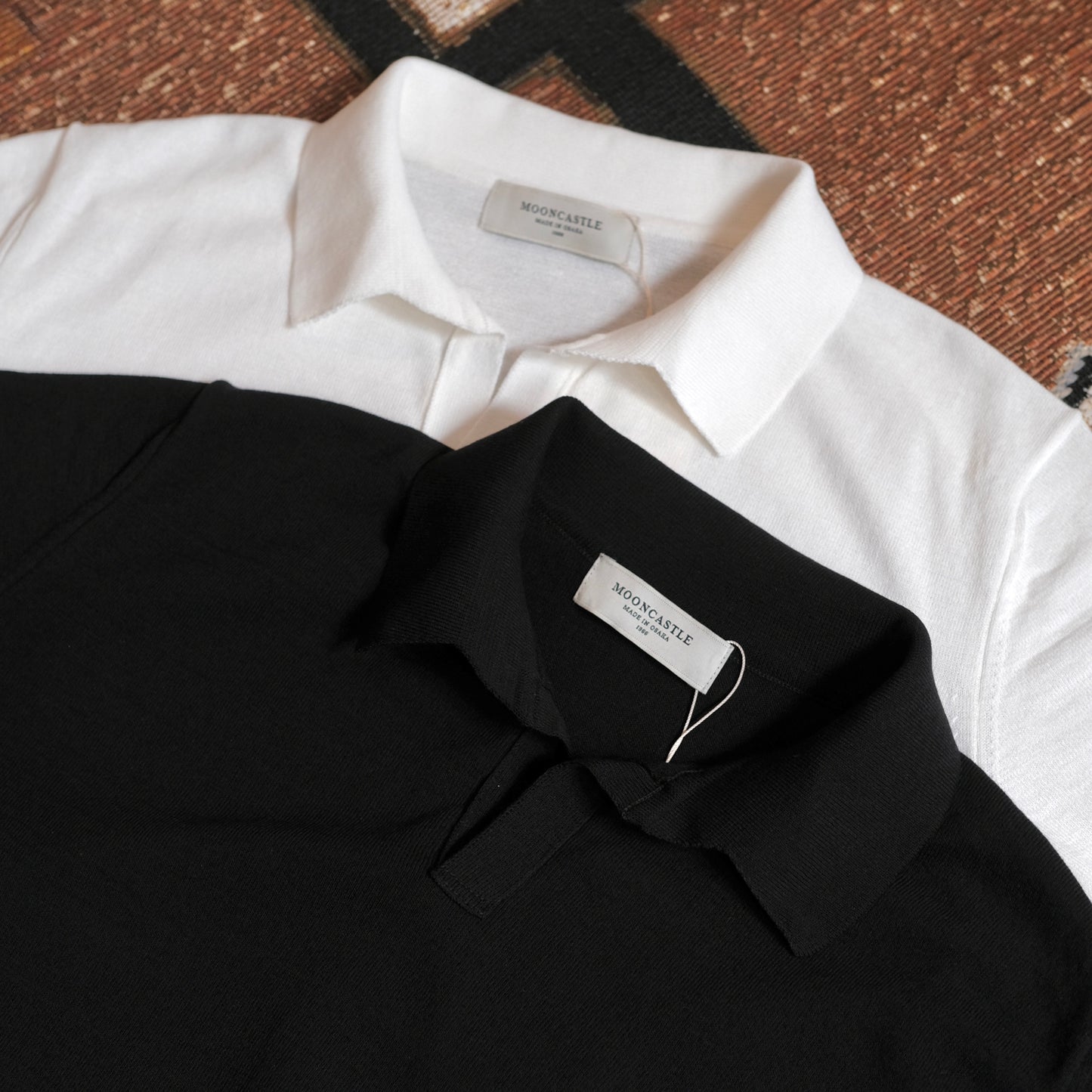 MOONCASTLE Ice Cotton Skipper Polo Neck
