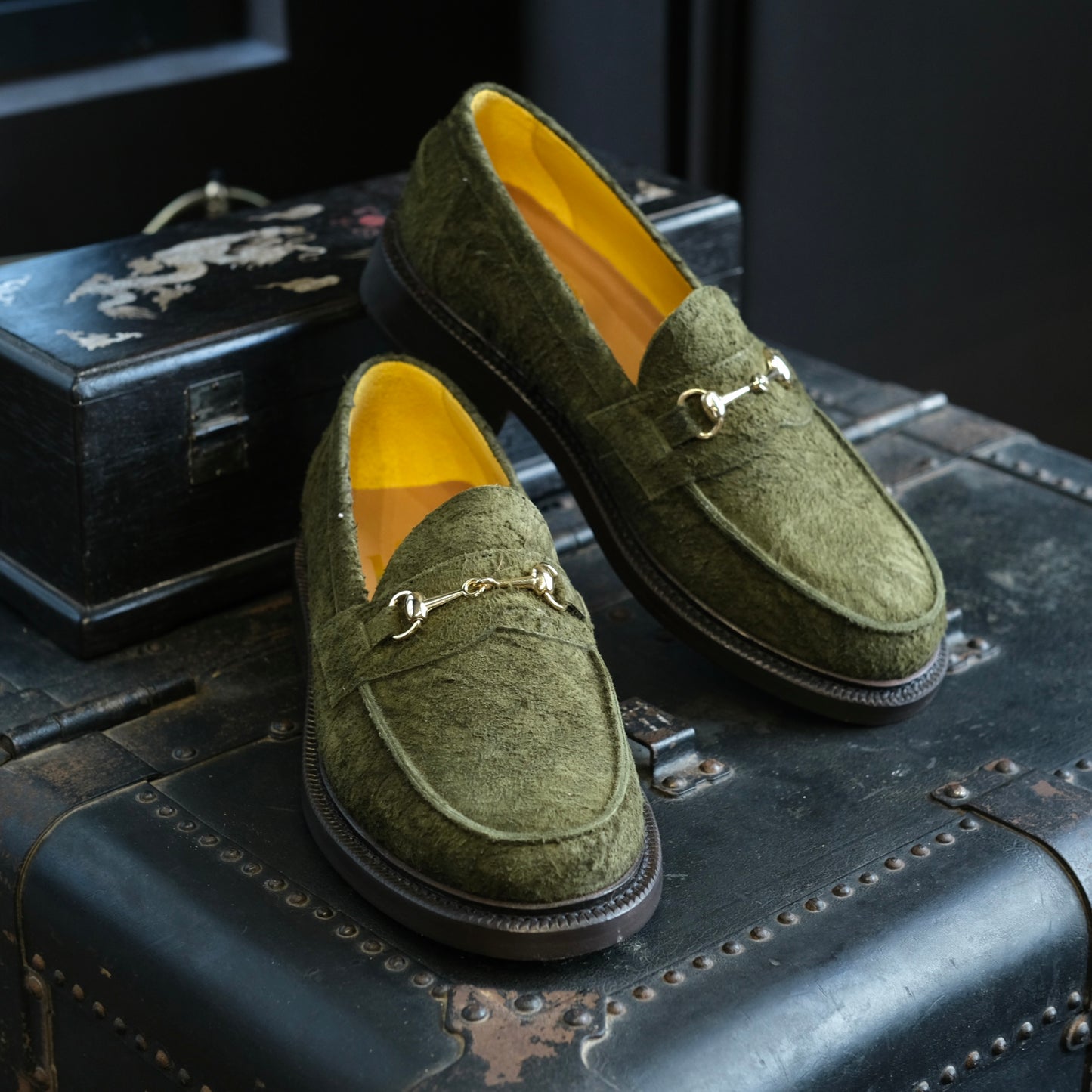 Blackstock & Weber Mason Horsebit Loafer (Moss)