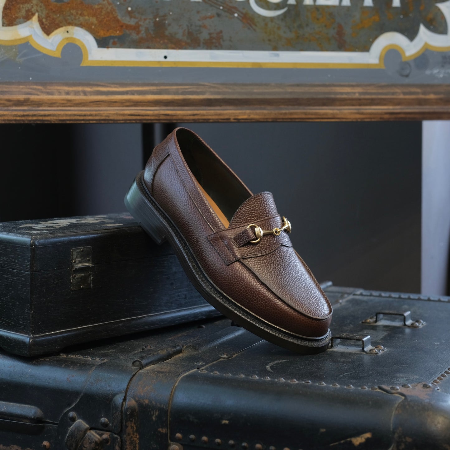 Blackstock & Weber Mason Horsebit Loafer (Chocolate Pebble)