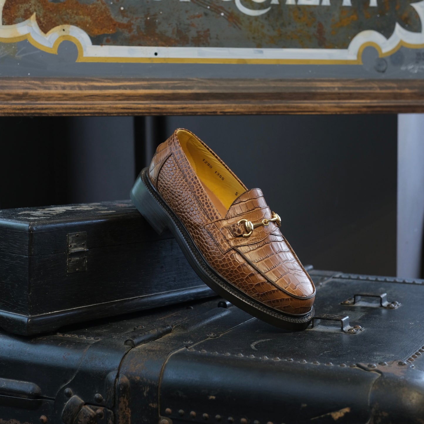 Blackstock & Weber Mason Horsebit Loafer (Honey Croc)