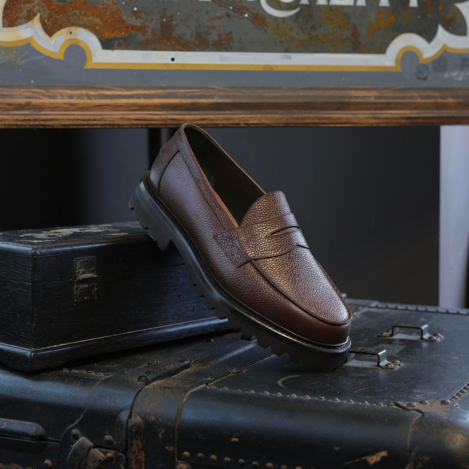 Blackstock & Weber Ellis Penny Loafer Vibram 1757 (Chocolate)