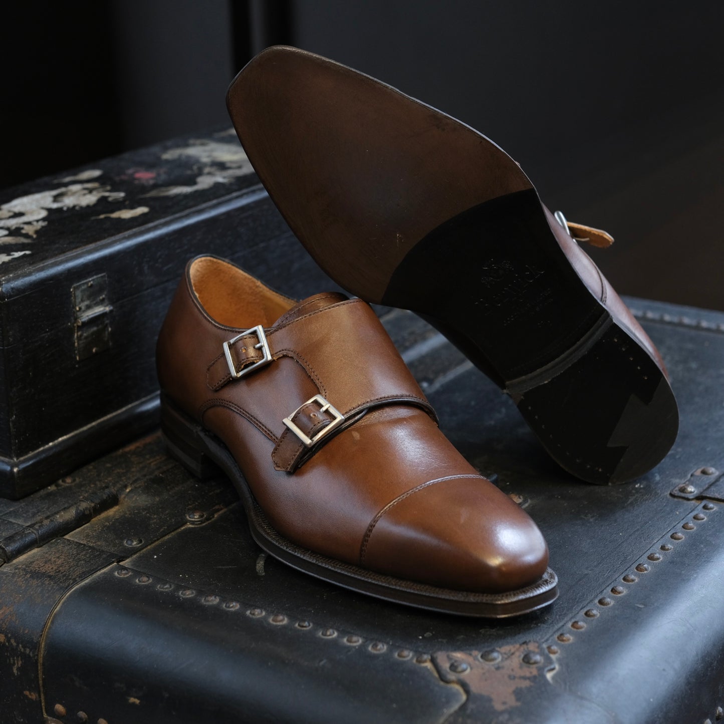 Berwick1707 Double Monk Strap (4474)